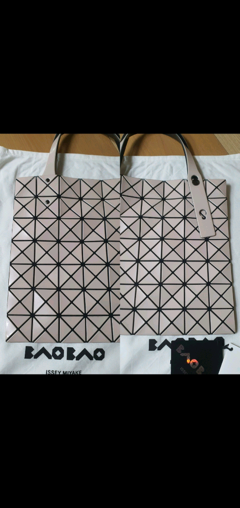 바오바오백 프리즘 미니 토트백 새상품급 정품(보증서O)구찌프라다루이비통디올고야드샤넬셀린느보테가버버리발렌시아가가방--4