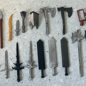 레고 캐슬/반지의 제왕 커스텀 무기들 이미지