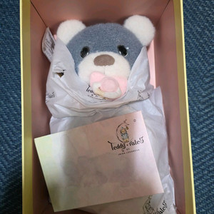 테디테일즈 레나베어 플라워 베어 블루베리 인형 이미지