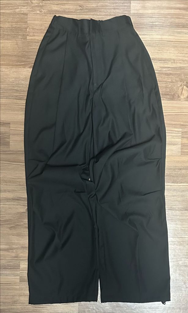 아르반 파라슈트 하프 밴딩 슬랙스 팬츠 블랙--2