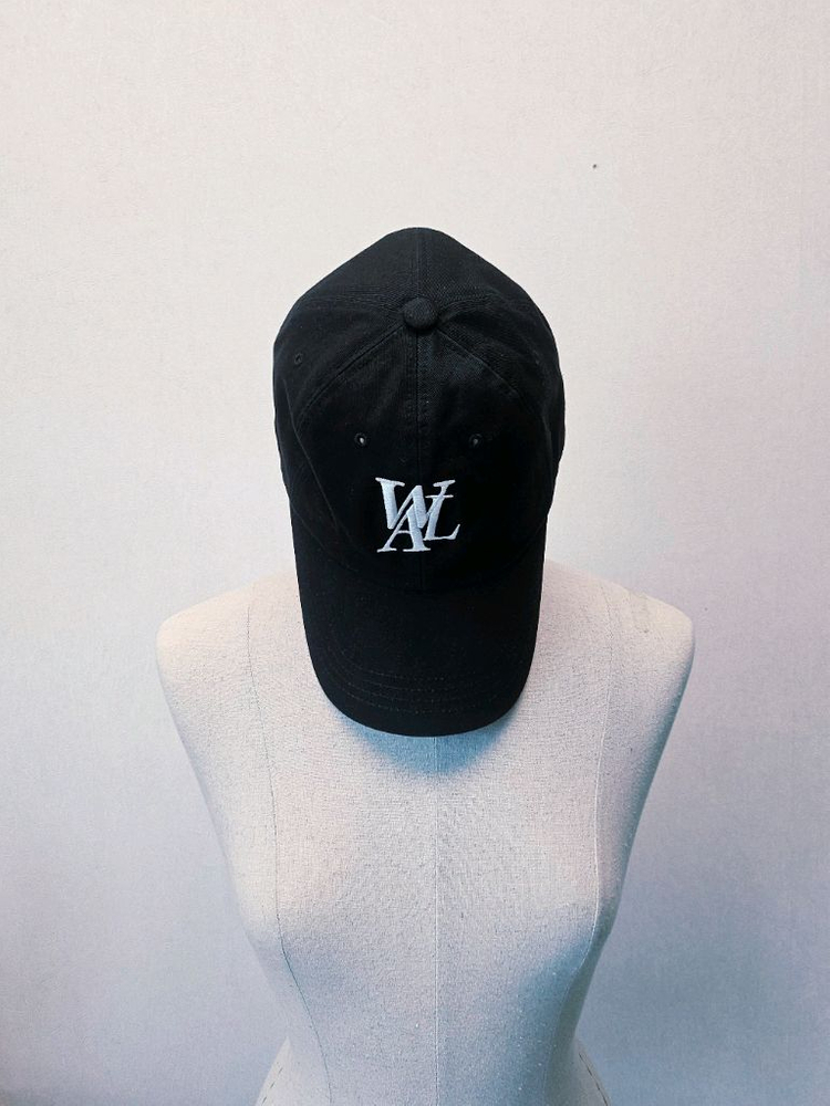 우알롱 시그니처 로고 볼캡 블랙 S(57) 이미지