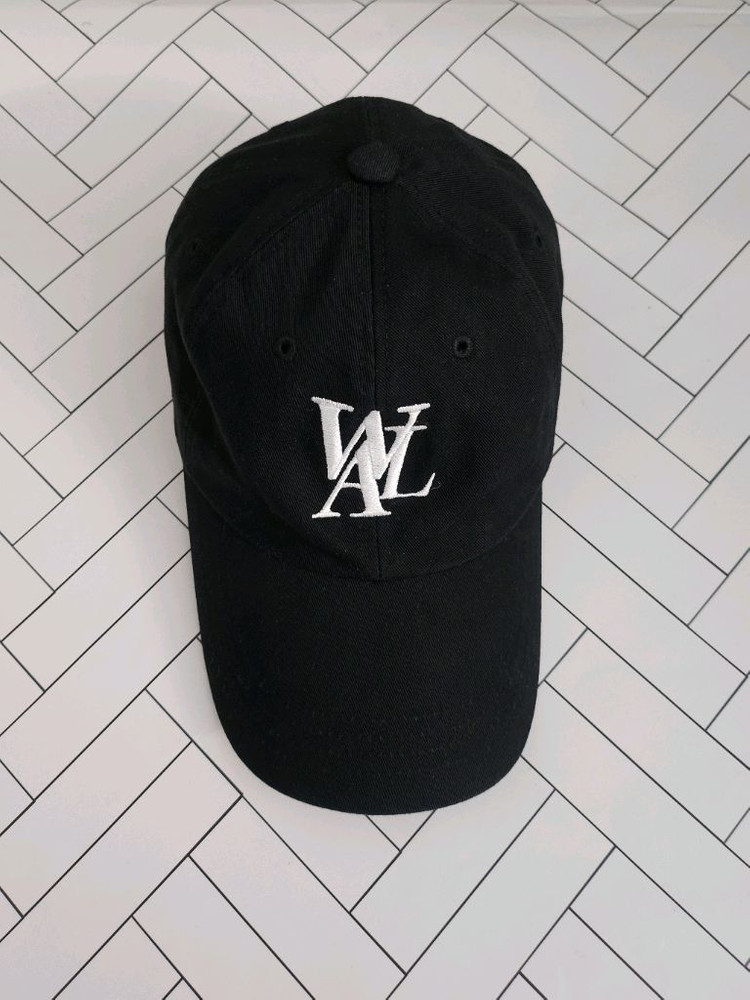 우알롱 시그니처 로고 볼캡 블랙 S(57) 이미지
