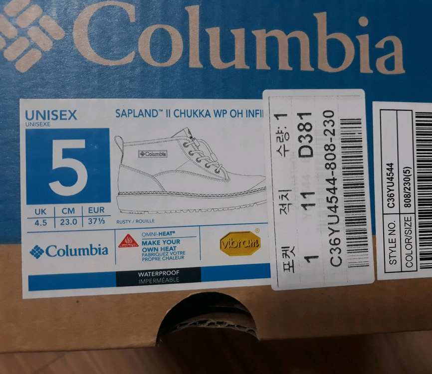 컬럼비아 여성신발 230사이즈 새제품 3만원--9