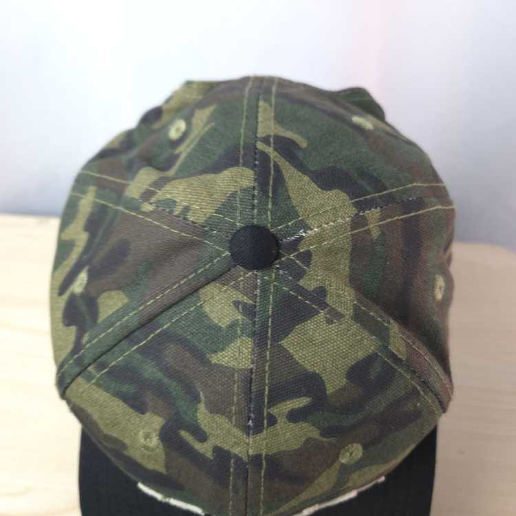 프리/ 밀리터리 레드 빈티지 워싱 볼캡 모자--5