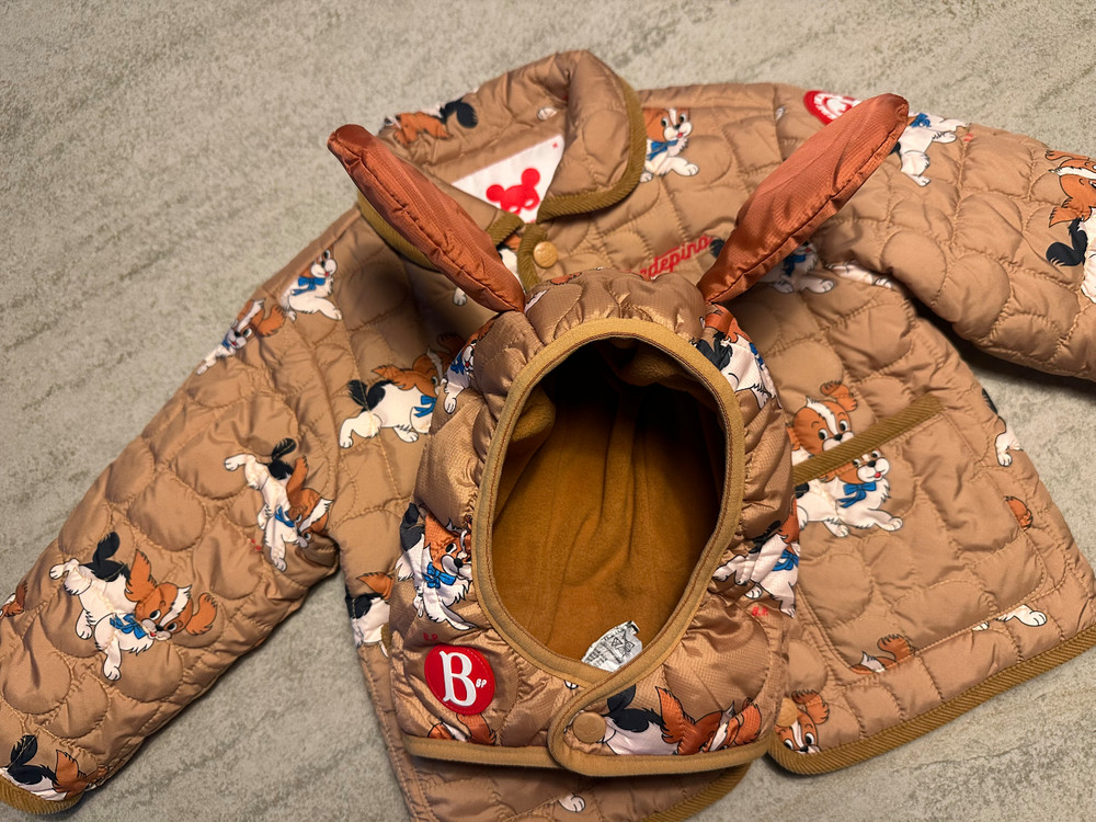 베베드피노 경량패딩자켓100 모자 일괄--1