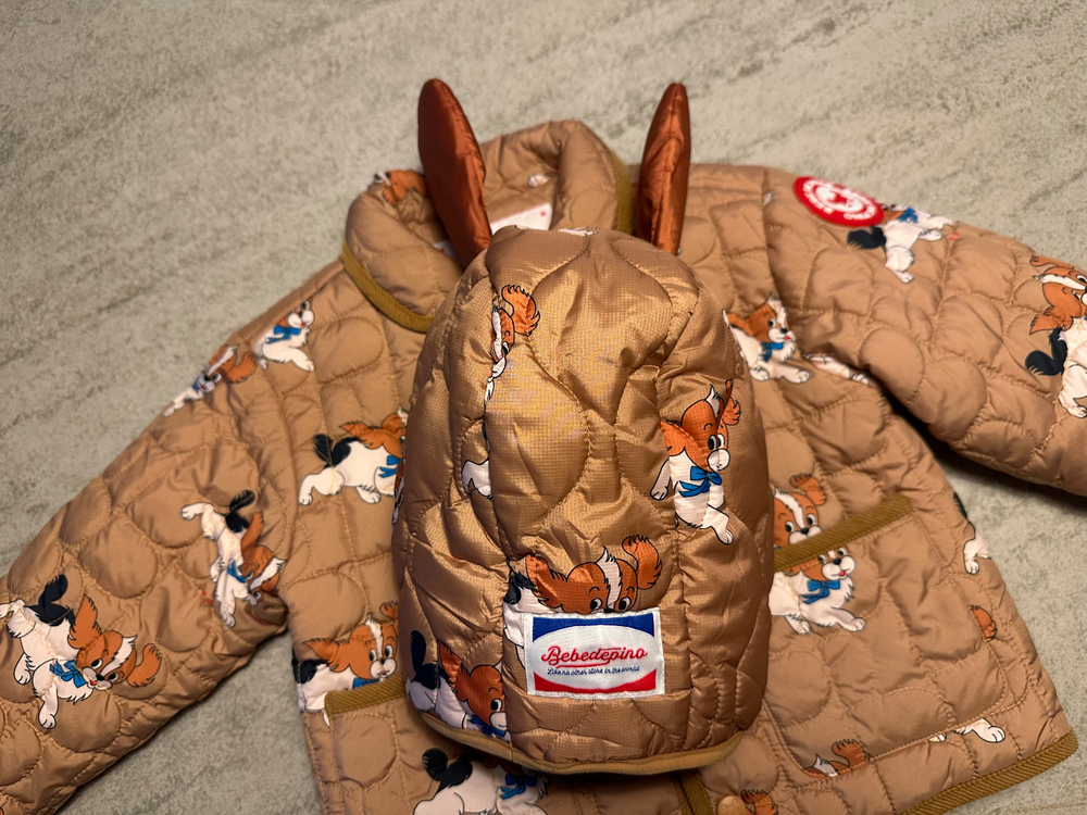 베베드피노 경량패딩자켓100 모자 일괄--2