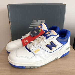 (새제품) 뉴발란스 550 화이트X블루 265,285mm 스니커즈 매장정품 이미지
