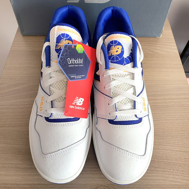 (새제품) 뉴발란스 550 화이트X블루 265,285mm 스니커즈 매장정품 이미지