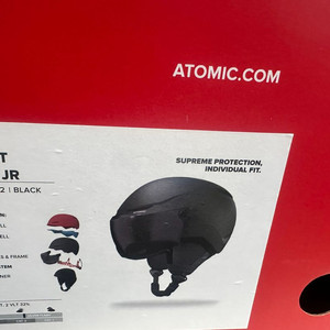 아토믹 리벤트 바이저 주니어 스키 헬멧 S 사이즈 블랙 새상품 이미지