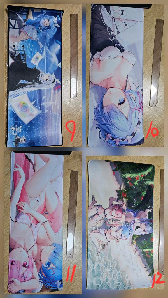 만화게임 장패드굿즈 대방출 (리제로 소녀전선 니케 명조 원신 블아 등) 이미지