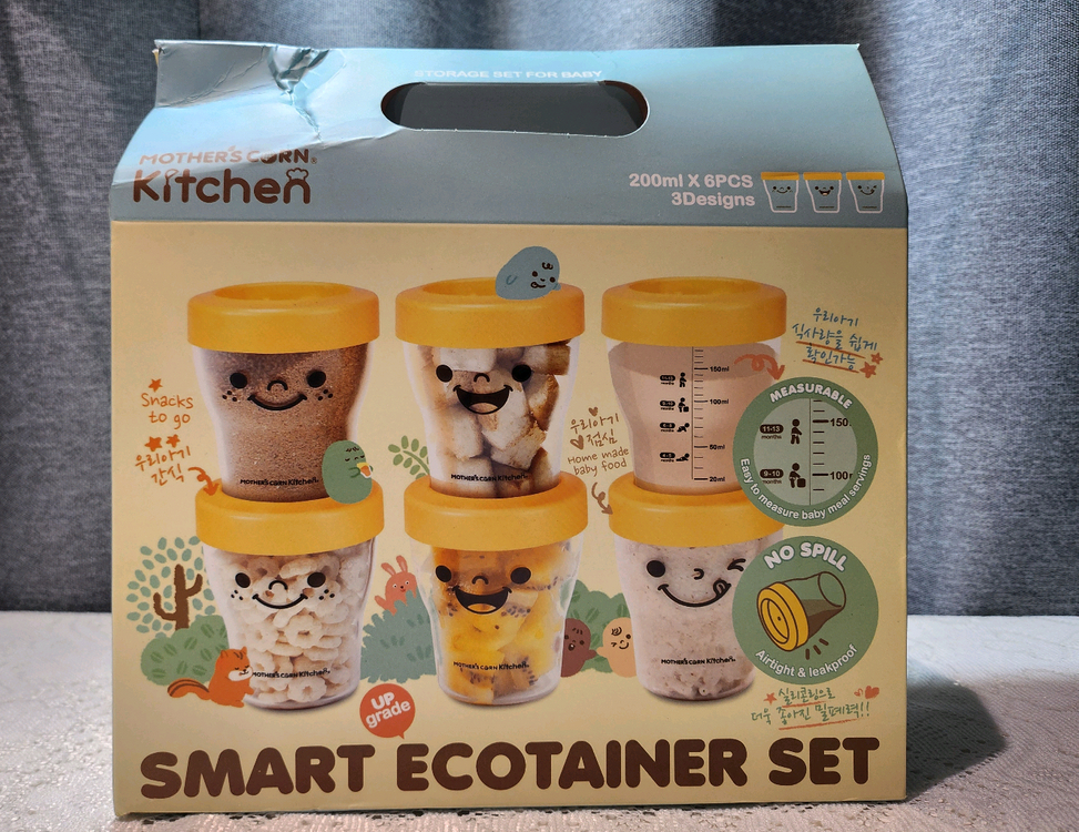 새제품)마더스콘 200ml 이유식 용기--2