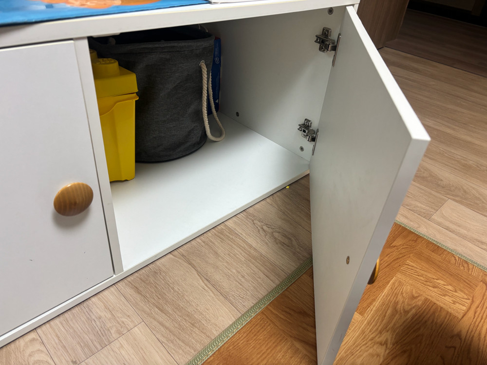 리바트 꼼므 아이 책장+수납장 세트--4