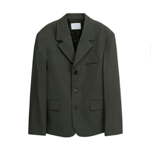 시그니처 울 3버튼 블레이저