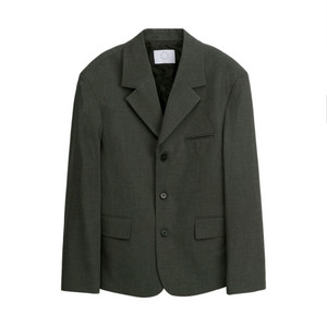 시그니처 울 3버튼 블레이저