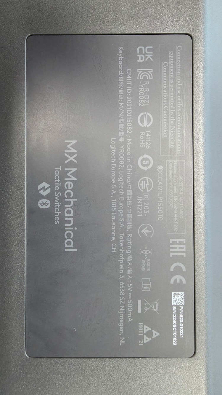 [로지텍] 무선.블루투스 기계식 키보드+마우스, MX Mechanical / MX Master 3S 이미지