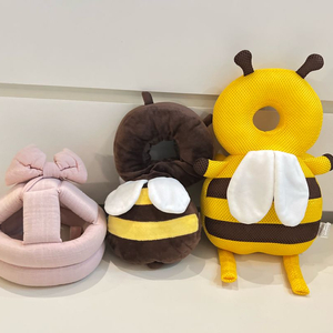 체리쉬베베 리본 머리쿵 헬멧 + 아가드머리쿵꿀벌쿠션+리틀클라우드머리쿵꿀벌쿠션 이미지