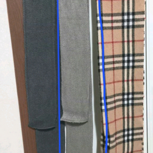 마리끌레르 체크 머플러, 쁘띠 니트 목도리 반값택포 이미지