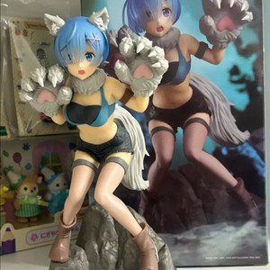 반값 급처) Re:제로부터 시작하는 이세계 생활 렘 피규어