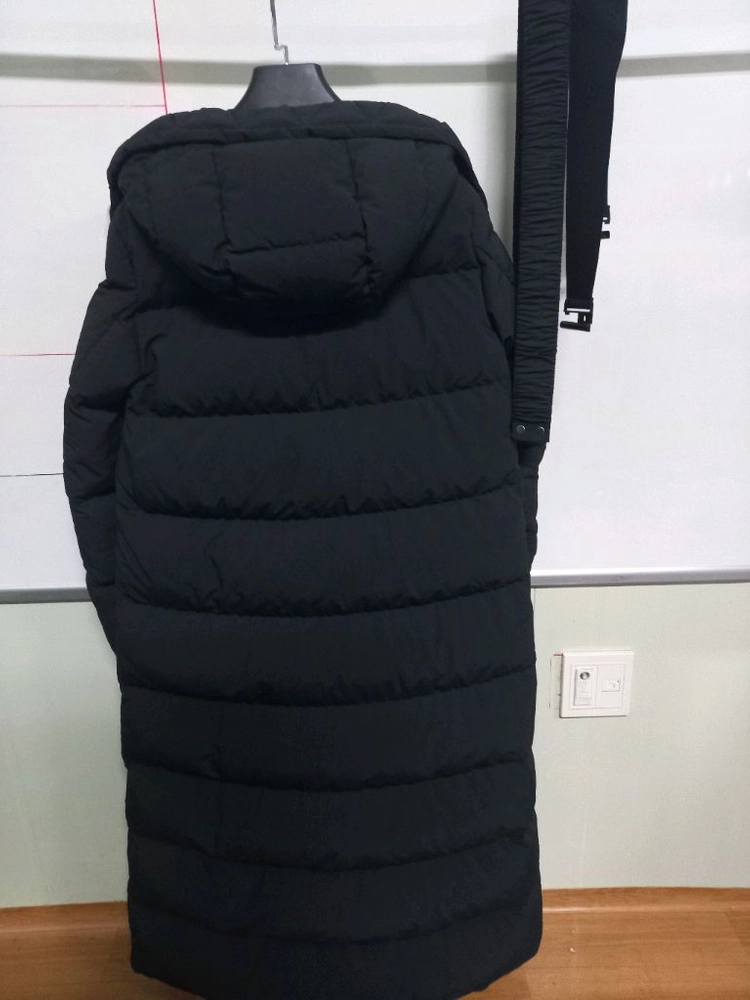 몽클레어 여성 롱패딩 고엘로 0 블랙 이미지