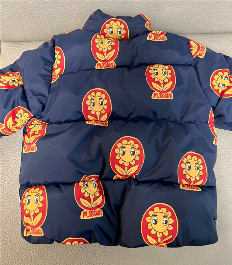 미니로디니 해바라기패딩 2-3y 유아점퍼--4