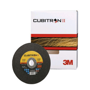 3M큐비트론 절단석5인치 100장일괄 그라인더날 금속절단석 컷팅날 절삭날