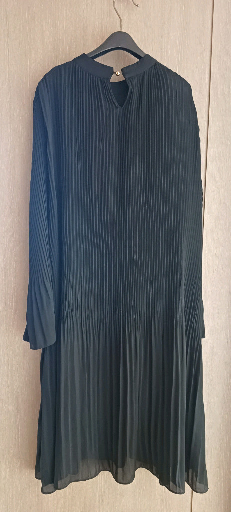 검정 플리츠 원피스, 아코디언 원피스 2벌(임부복 가능, 77사이즈까지 가능) 이미지