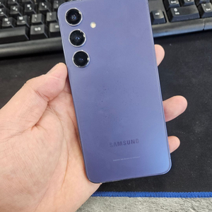 실사진 삼성 갤럭시S24 퍼플 판매해요 중고폰