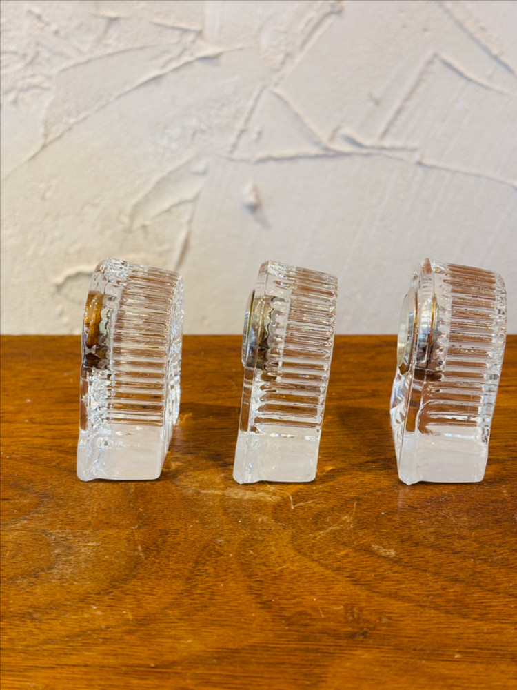 Edinburgh 빈티지 크리스탈 탁상시계 3--1