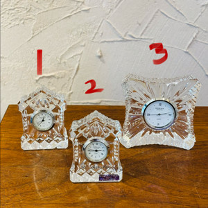 Edinburgh 빈티지 크리스탈 탁상시계 5 하자품