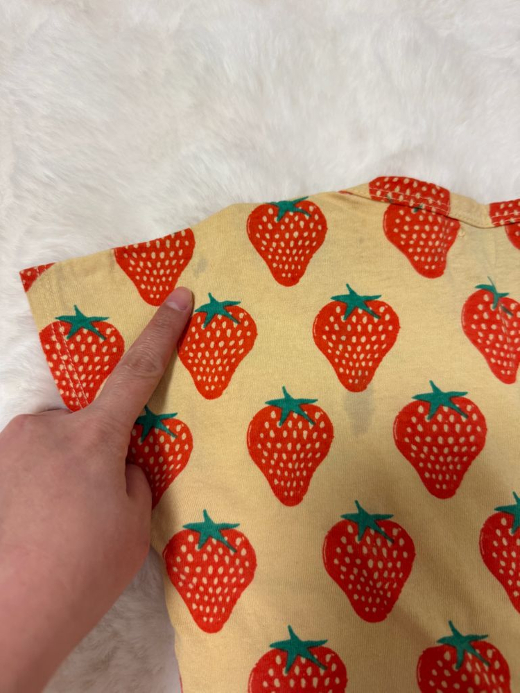 보보쇼즈 딸기나시 18-24m, 딸기범벅티 24-36m 일괄 (오염있음)--9