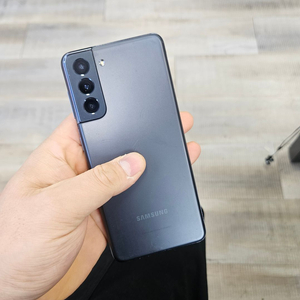 실사진 삼성 갤럭시S21무잔상 정상해지 중고폰