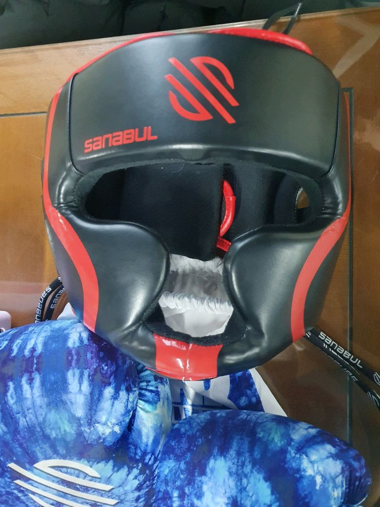 사나불 복싱 글러브 14온스+헤드기어L--1