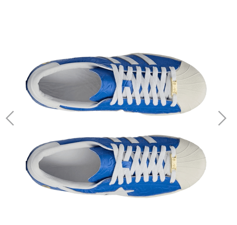 아디다스 X 베이프 슈퍼스타 빈티지 블루 270 새상품 이미지