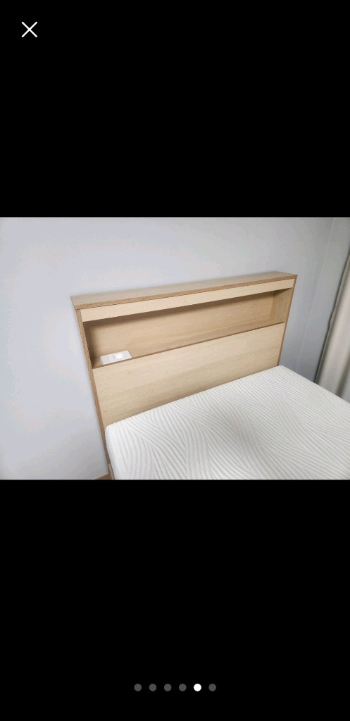 메모리폼 매트리스 + 수납 침대 세트--4