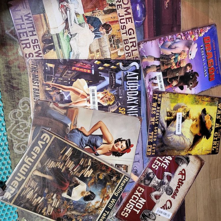 빈티지 알루미늄 액자 레트로 엔틱 어디든예쁘게/개당가격--1