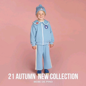 [무료배송][120]베베드피노 앨리 세일러 칼라 집업 상하세트