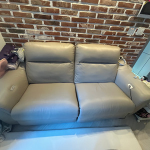 3인용 전동 리클라이너 소파