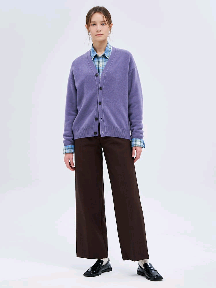 오라리 캐시미어 가디건--2