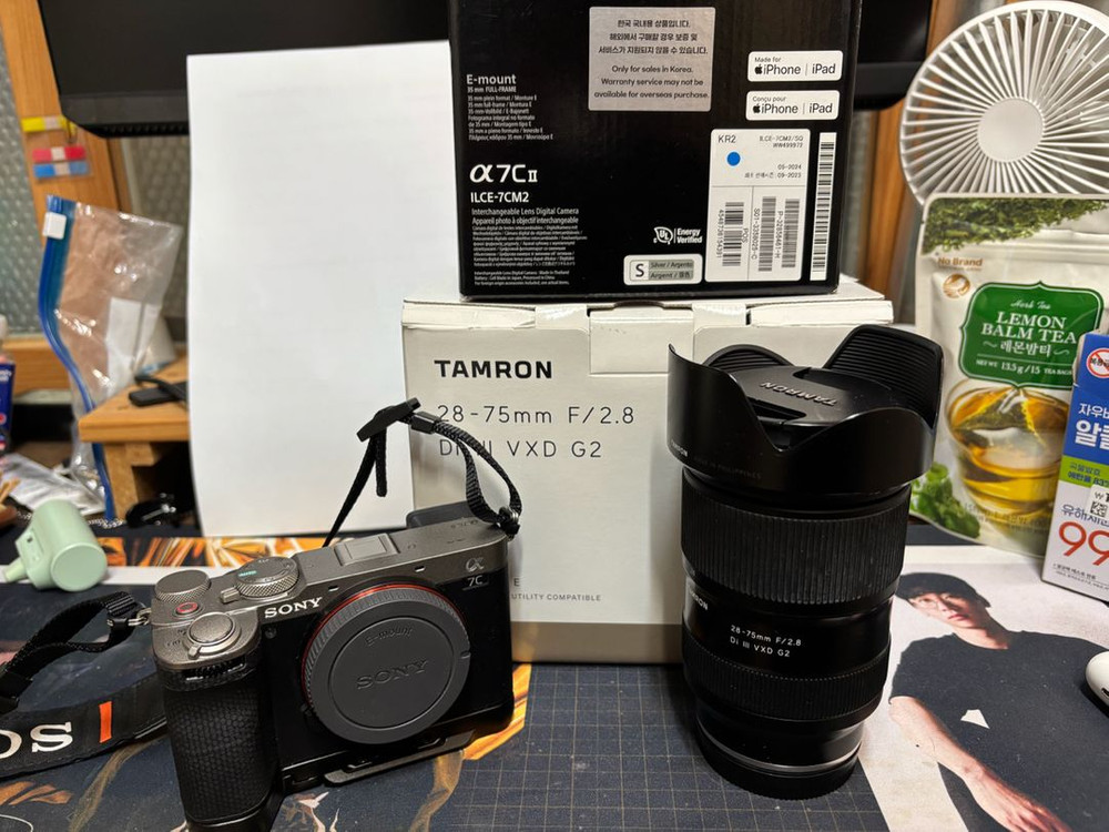 소니 미러리스 a7c2 카메라 + 탐론 fe 28-75mm f2.8 g2 렌즈 세트 이미지