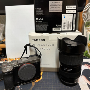 소니 미러리스 a7c2 카메라 + 탐론 fe 28-75mm f2.8 g2 렌즈 세트 이미지