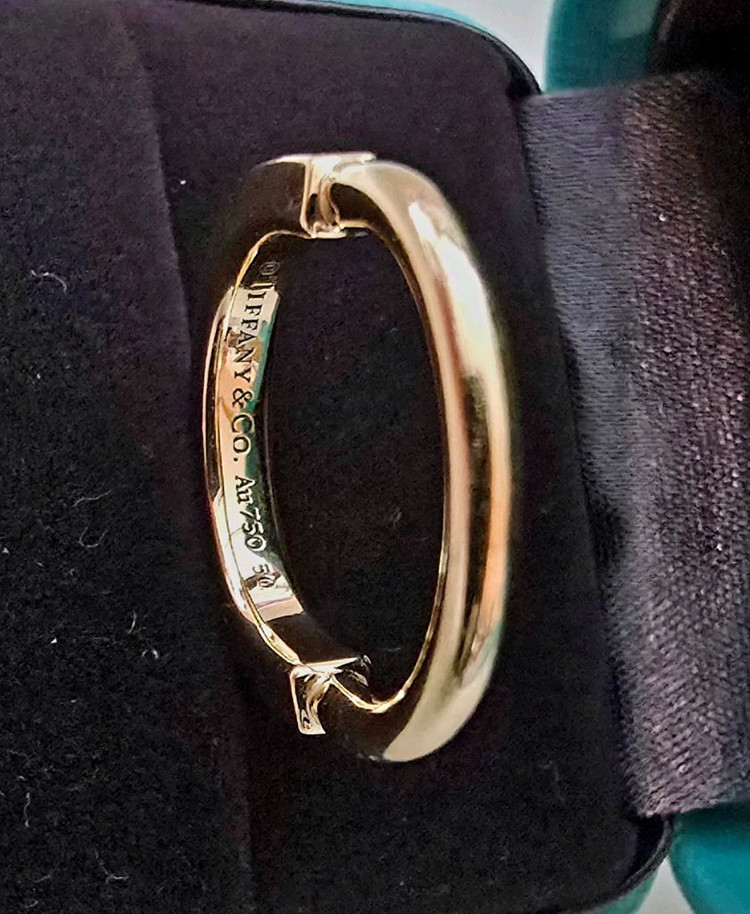 (설 특가 110만원 → 98만원) 티파니앤코 락 링 반지 18k 옐로골드 (국내 정품) Tiffany & Co.--4