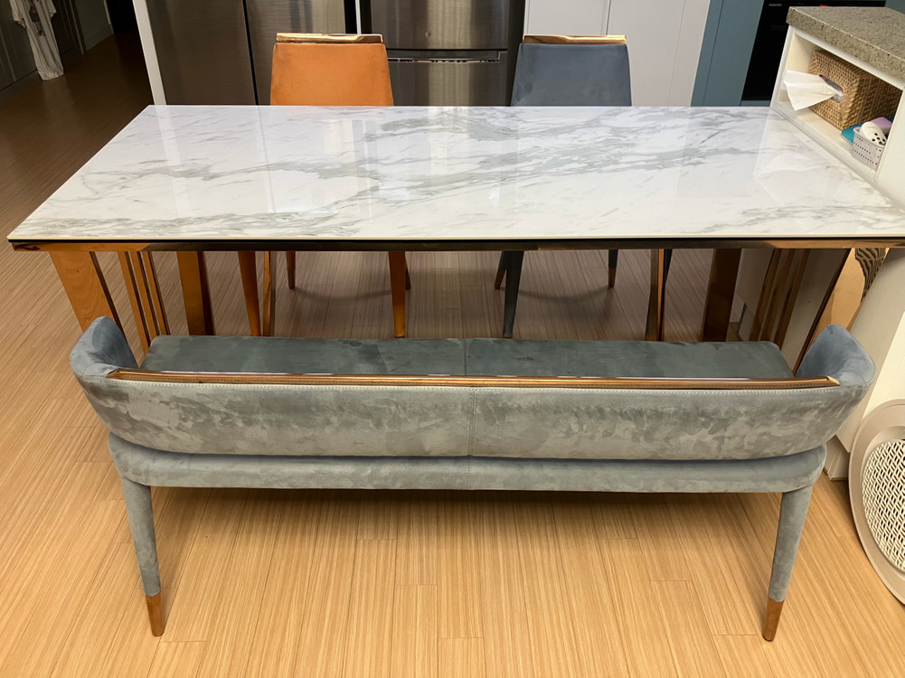 대리석 식탁/식탁의자--3