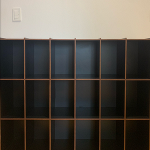 전산시스템 책장 3단 (스탠다드,블랙)