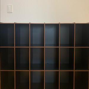 전산시스템 책장 3단 (스탠다드,블랙)