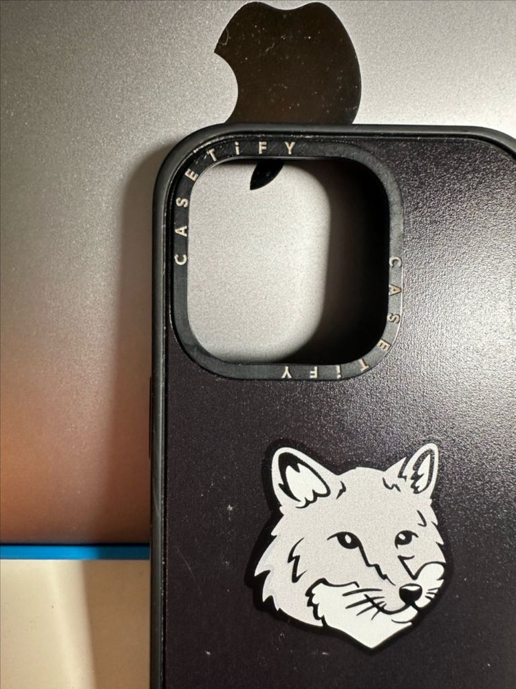 (상태A)케이스티파이x메종키츠네 콜라보 아이폰 14프로--2