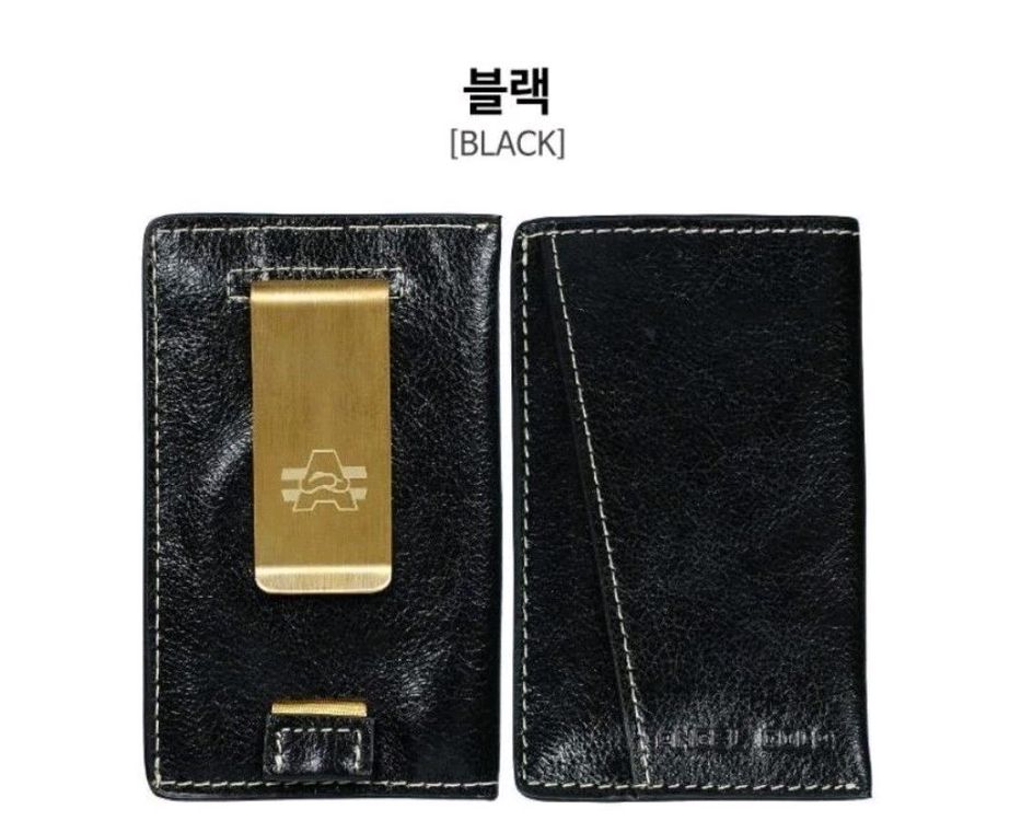 월렛 지갑 소가죽 머니크립 미니 이미지