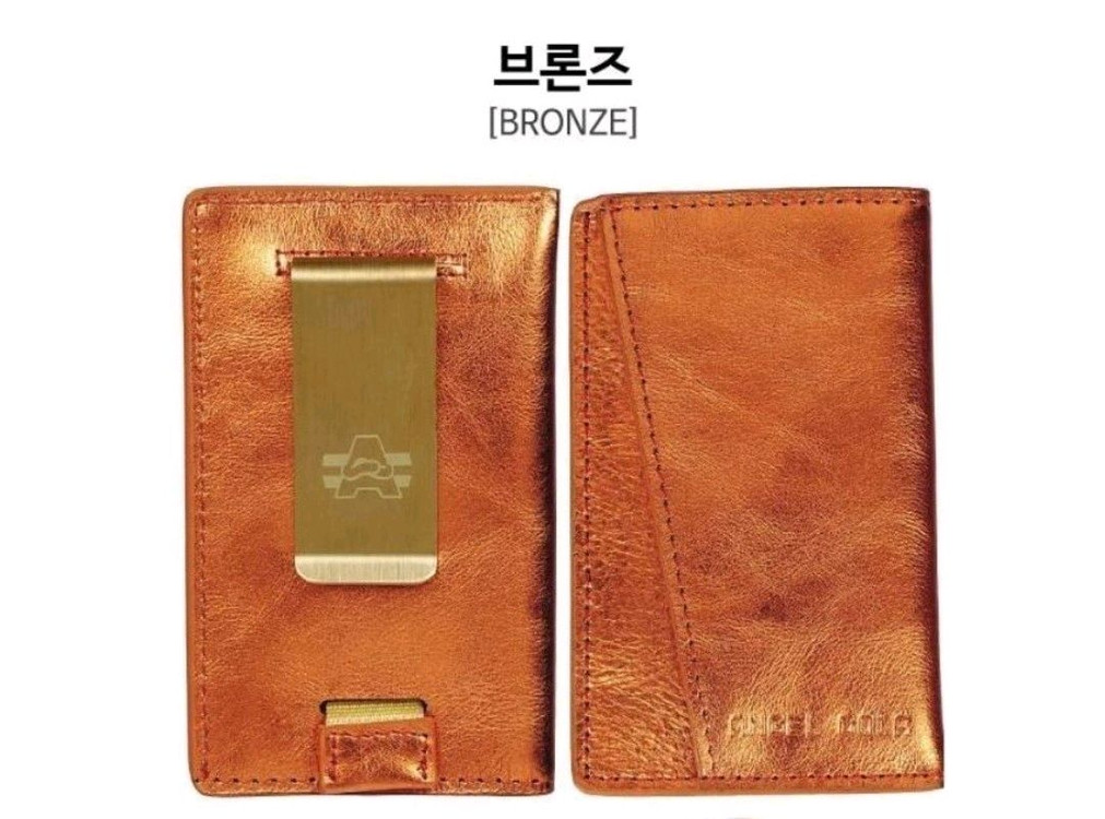 월렛 지갑 소가죽 머니크립 미니 이미지