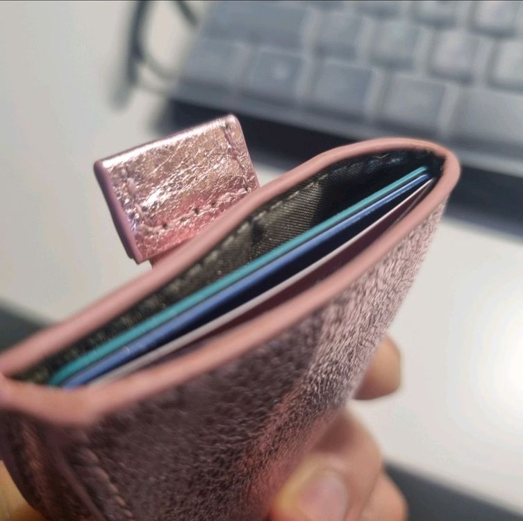 월렛 지갑 소가죽 머니크립 미니 이미지