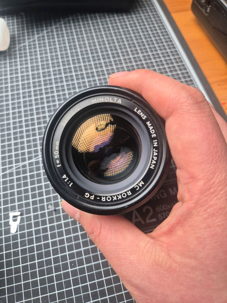 미놀타 PG 50mm f1.4 단렌즈 이미지