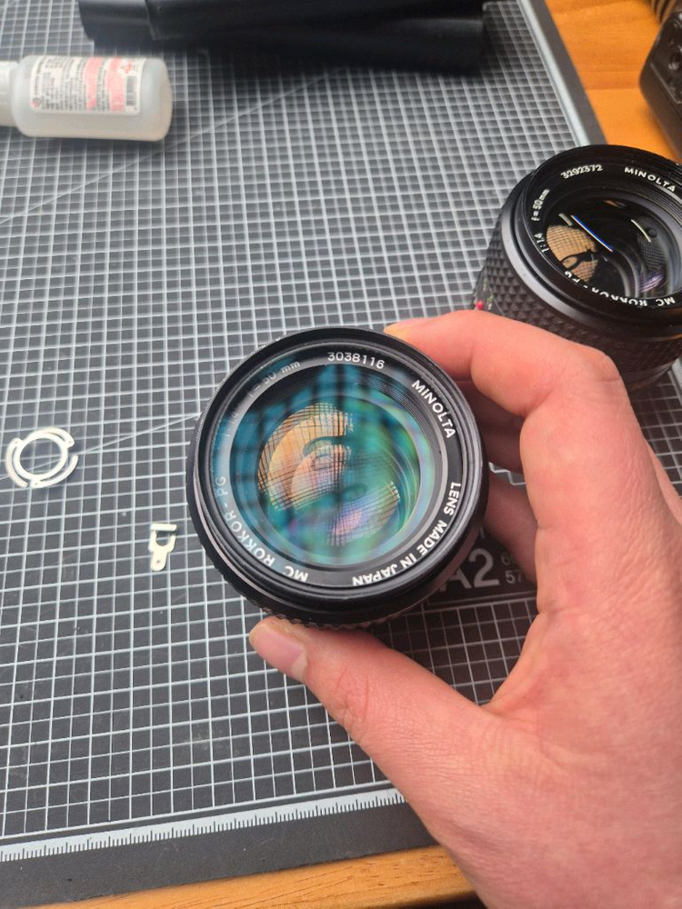 미놀타 PG 50mm f1.4 단렌즈 이미지